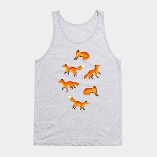 Free Frolicking Foxes Tank Top